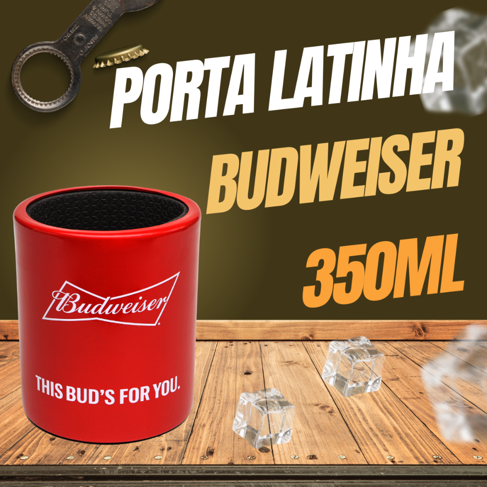 PORTA LATA BUDWEISER 350ml