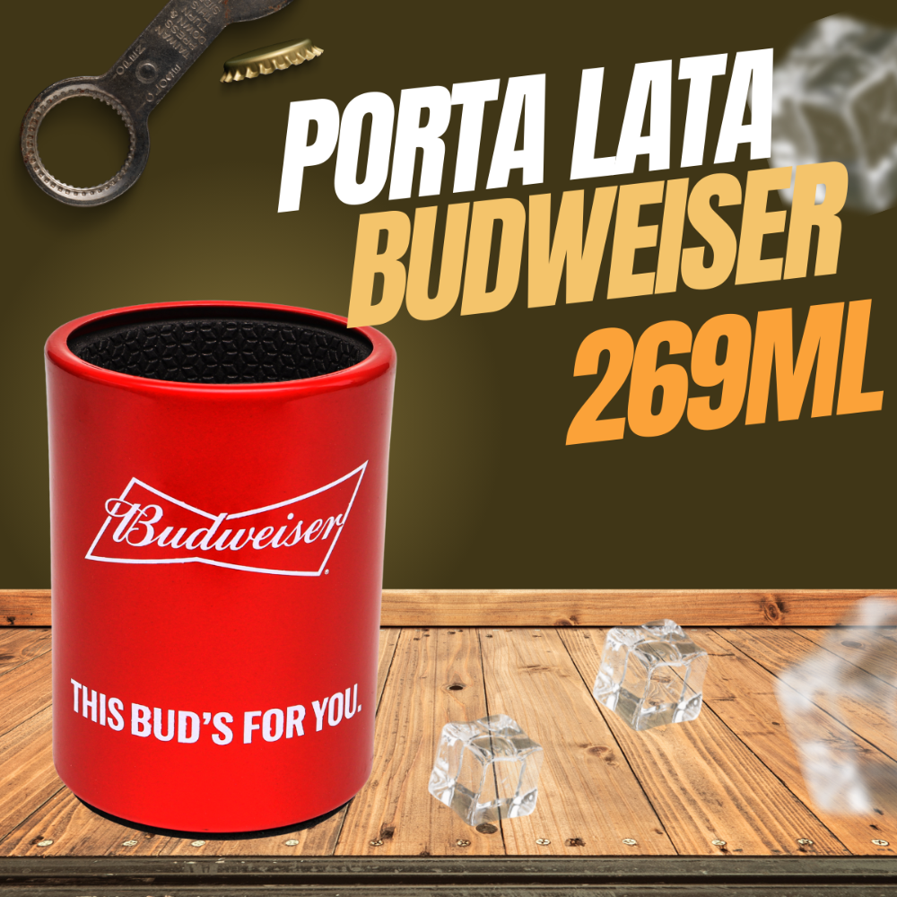 PORTA LATA BUDWEISER 269 ml