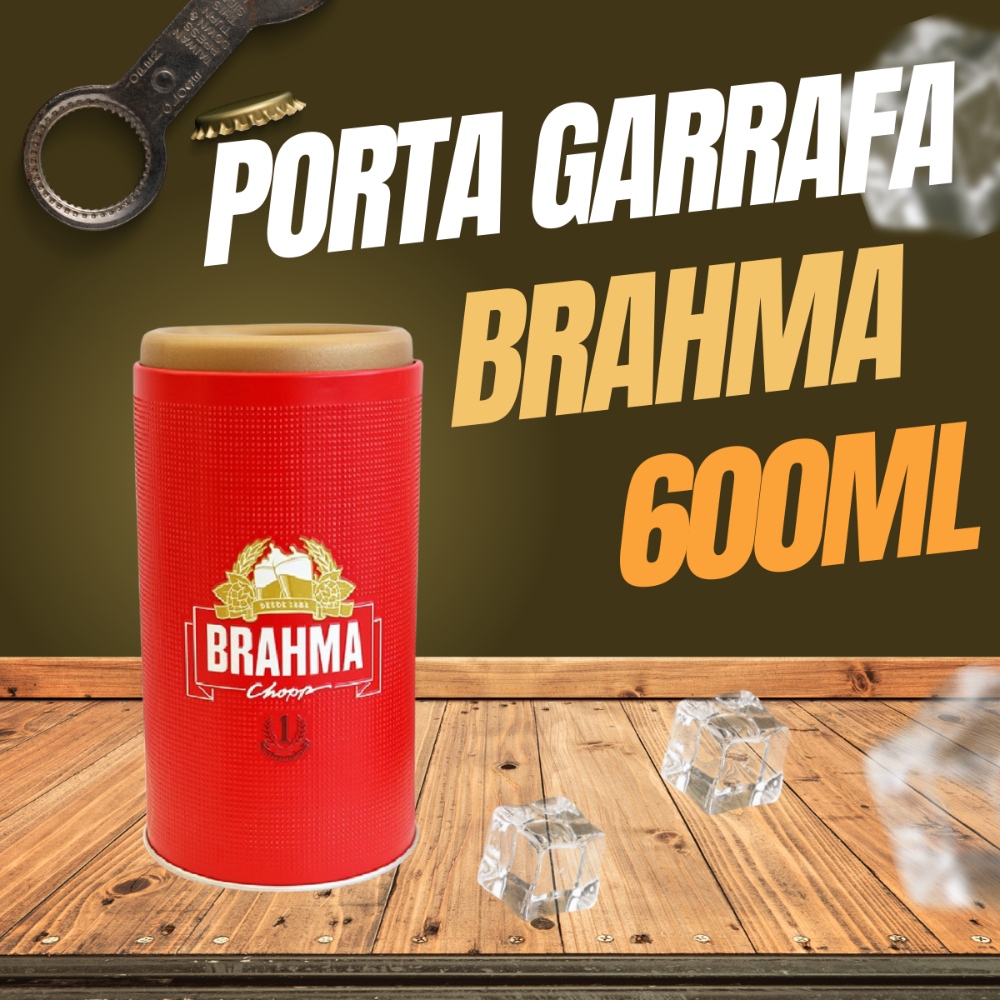 PORTA GARRAFA BRAHMA EM RELEVO