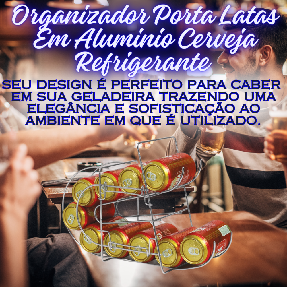 PORTA LATAS GELADEIRA