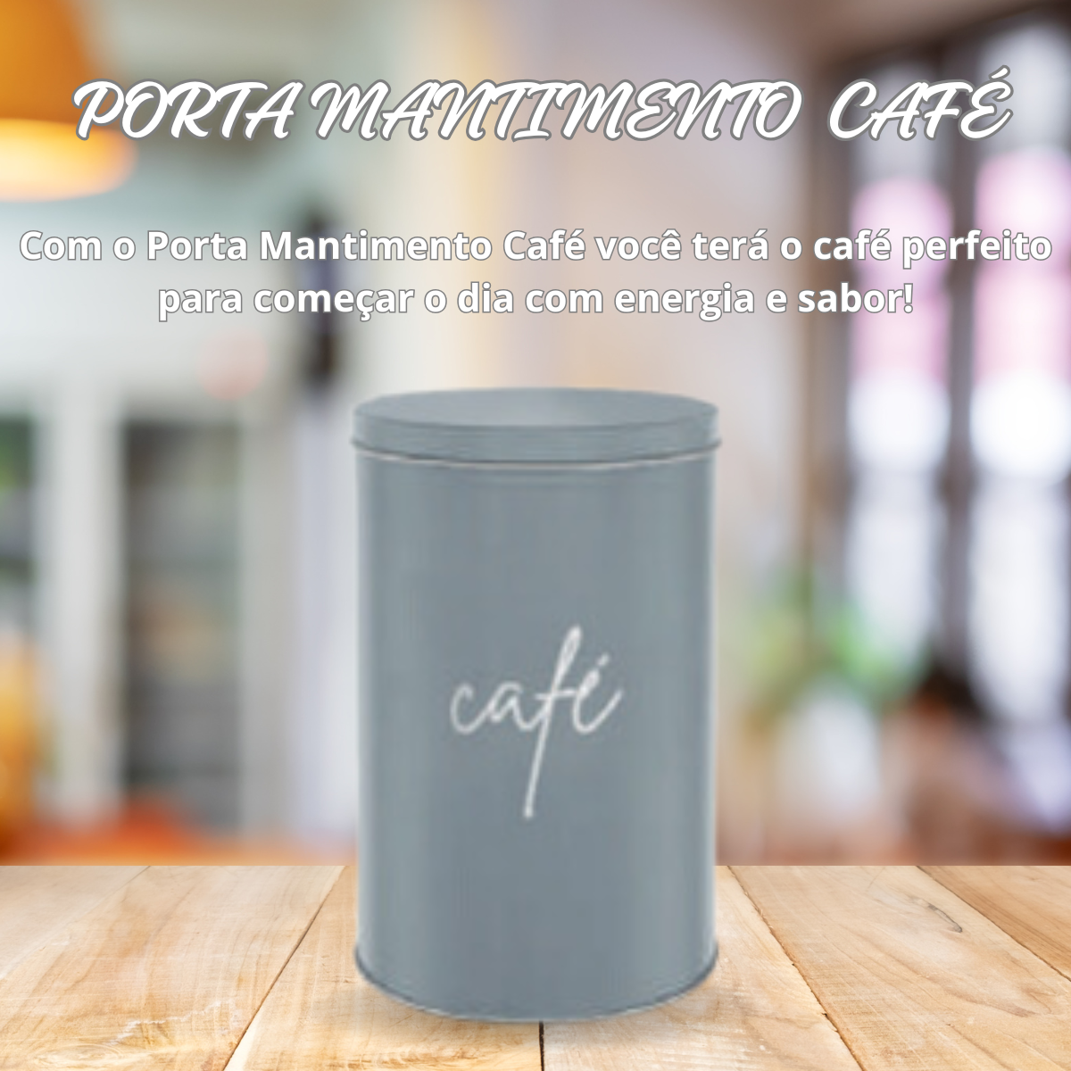 Pote Porta Mantimento Café 600 Ml Com Tam...