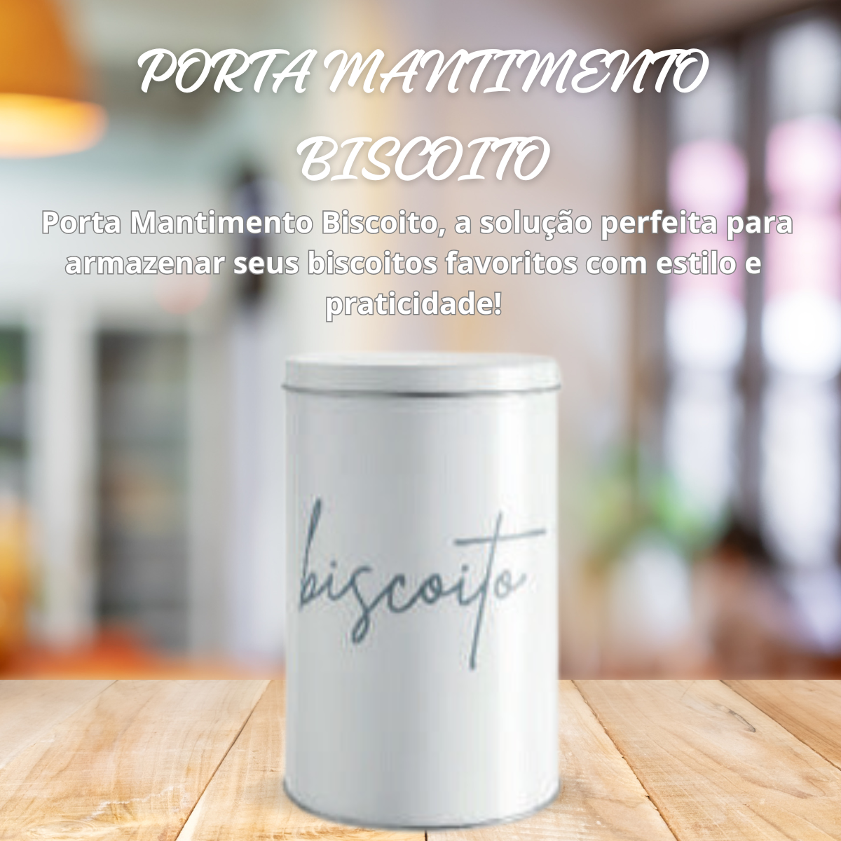 Pote Porta Mantimento Biscoito 600 Ml Com...