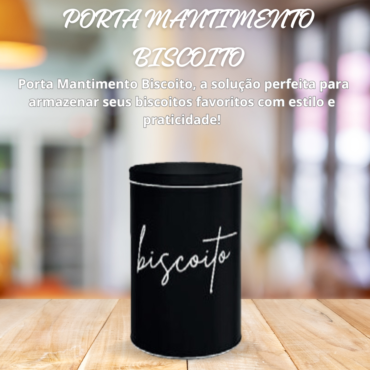 Pote Porta Mantimento Biscoito 600 Ml Com...